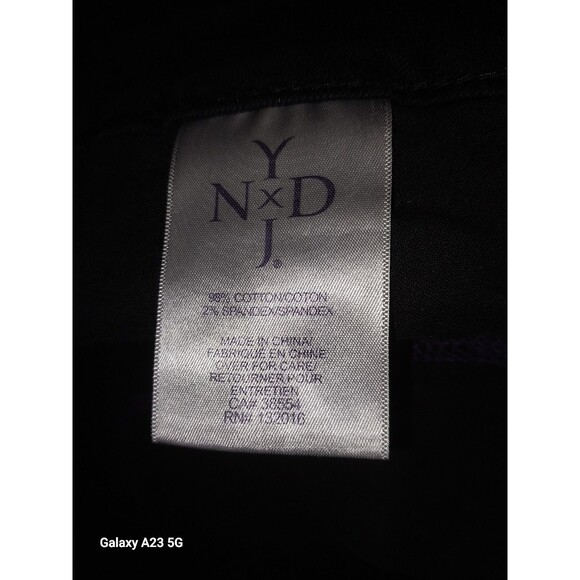 NYDJ Women's Size 16 Black Ankle Jeans - Picture 6 of 7